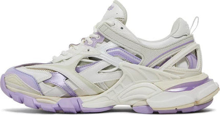 Women's Balenciaga Track 2.0 Open Sneaker Purple & White