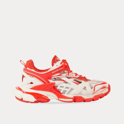 Men's Balenciaga Track 2.0 Low Top Sneaker In Red Grey