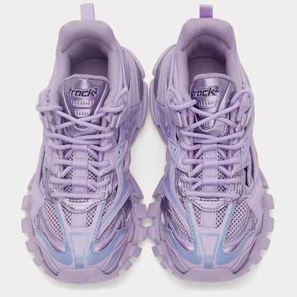 Women's Balenciaga Track 2.0 Open Sneaker In Purple