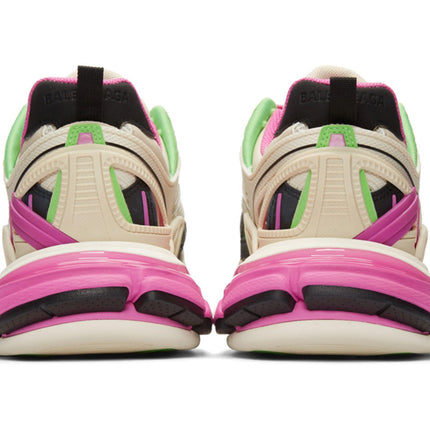 Men's Balenciaga Track 2.0 Sneaker In White Green Pink