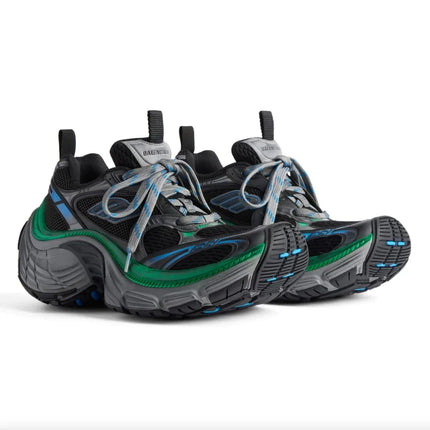 Women's Balenciaga shoes 10XL Sneakers In Black Grey Blue Green