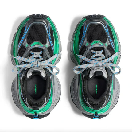 Women's Balenciaga shoes 10XL Sneakers In Black Grey Blue Green