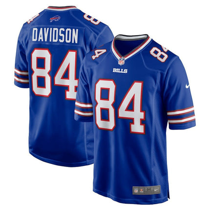 Zach Davidson Buffalo Bills 2024-2025 Royal Game Jersey