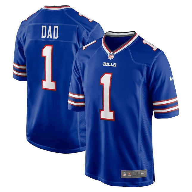 Number 1 Dad Buffalo Bills 2024-2025 Royal Game Jersey