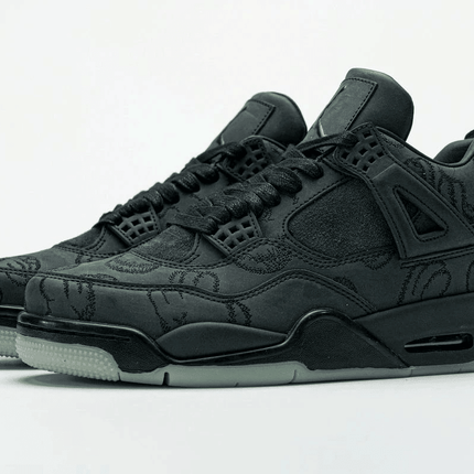 Men's Air Jordan 4 KAWS Black Shoes