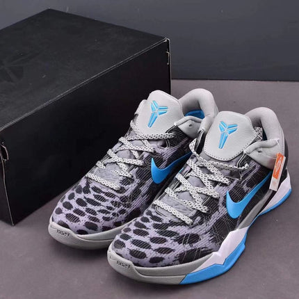 Men's Kobe 7 Grey Blue Shoes