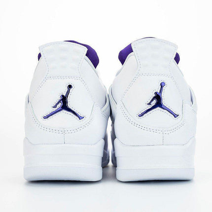 Men's Air Jordan 4 Court Purple Metallic Shoes