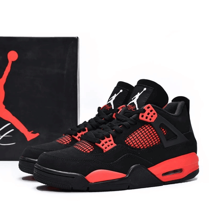 Men's Air Jordan 4 Red Thunder Shoes