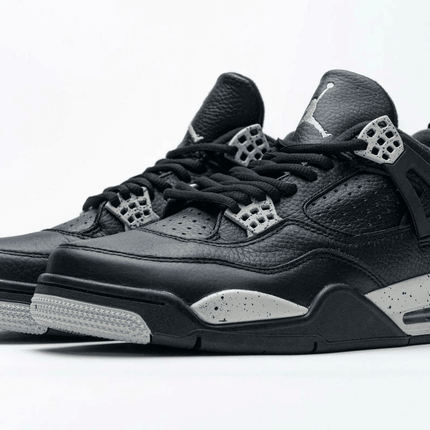 Men's Air Jordan 4 Oreo Black Shoes
