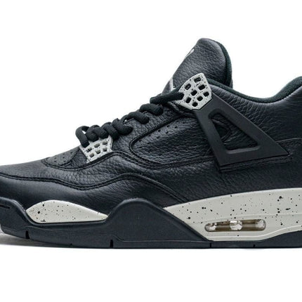 Men's Air Jordan 4 Oreo Black Shoes