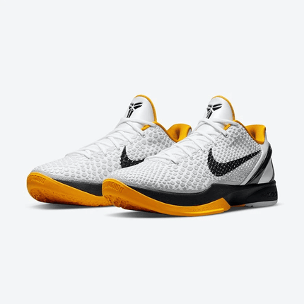 Men's Kobe 6 White Del Sol Shoes
