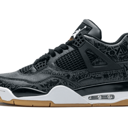 Men's Air Jordan 4 Black Laser Shoes