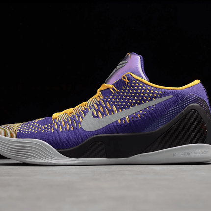 Men's Kobe 9 Purple Yellow Shoes