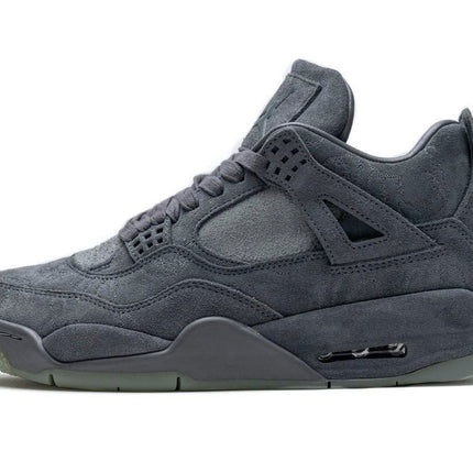 Men's Air Jordan 4 X KAWS Grey Shoes