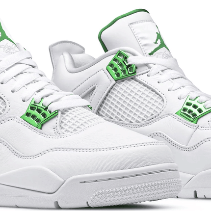 Men's Air Jordan 4 Retro Green Metallic Shoes