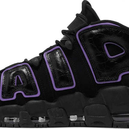 Men's Air More Uptempo 96' Black Action Grape Shoes
