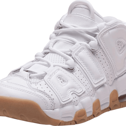 Men's Air More Uptempo GS White Gum Shoes
