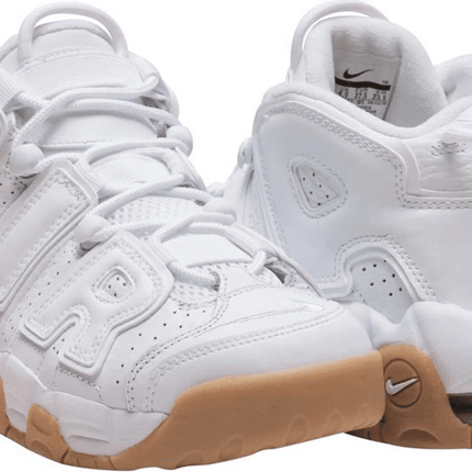 Men's Air More Uptempo GS White Gum Shoes