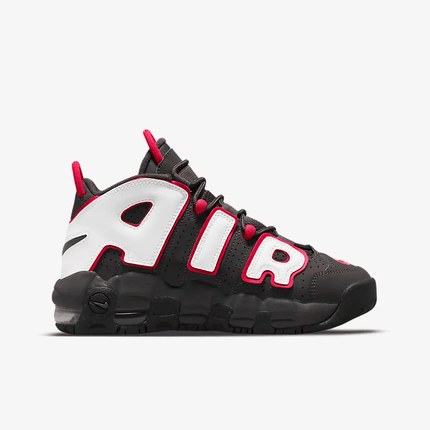 Men's Air More Uptempo PS Medium Ash Siren Red White Shoes