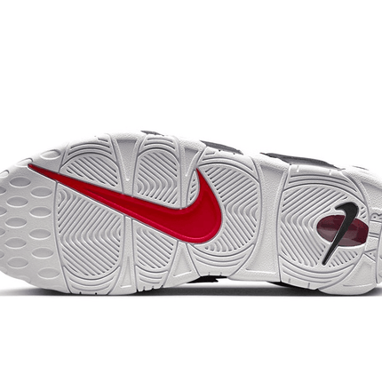 Men's Air More Uptempo Red Toe Shoes