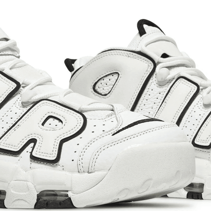 Men's Air More Uptempo White Black Shoes