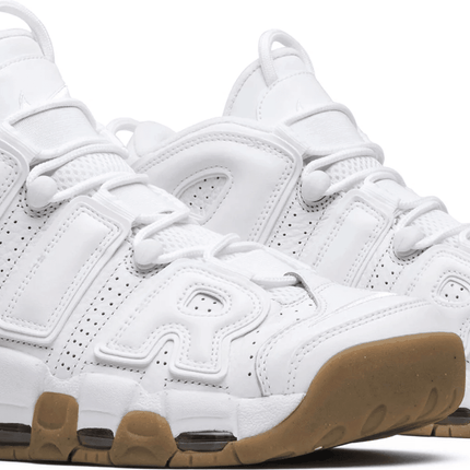 Men's Air More Uptempo White Gum Shoes