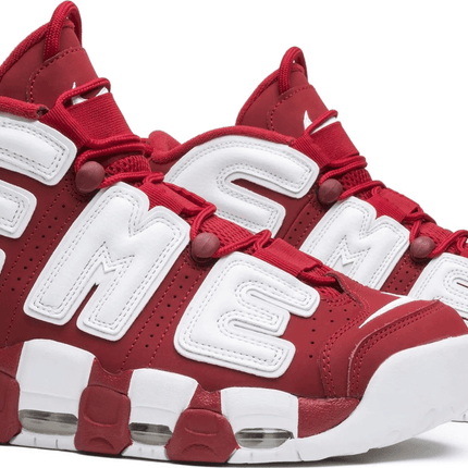 Men's Air More Uptempo x Supreme Red Shoes