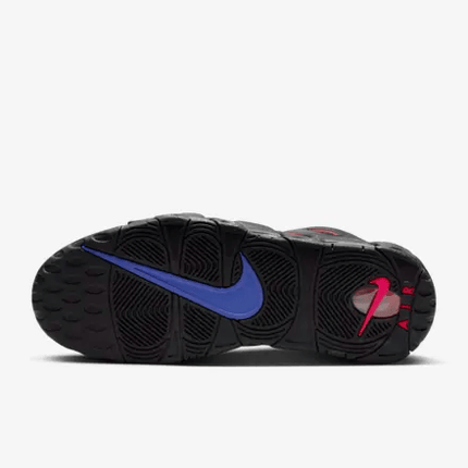 Men's Air More Uptempo 96' Black Racer Blue And Red Shoes