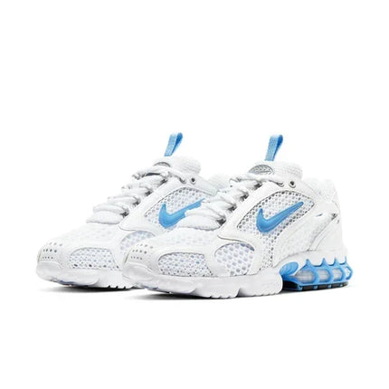 Men's Nike Air Zoom Spiridon Caged 2 White University Blue Shoes