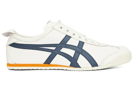 Men's Mexico 66 Slip-On White Navy Yellow Shoes