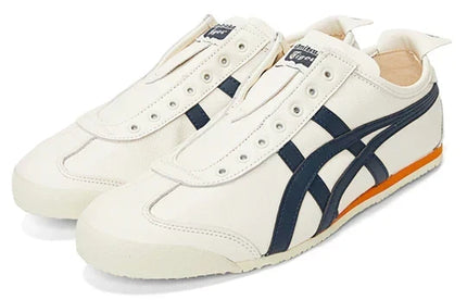 Men's Mexico 66 Slip-On White Navy Yellow Shoes
