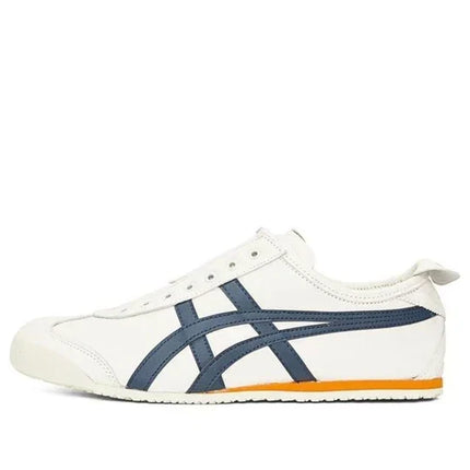 Men's Mexico 66 Slip-On White Navy Yellow Shoes