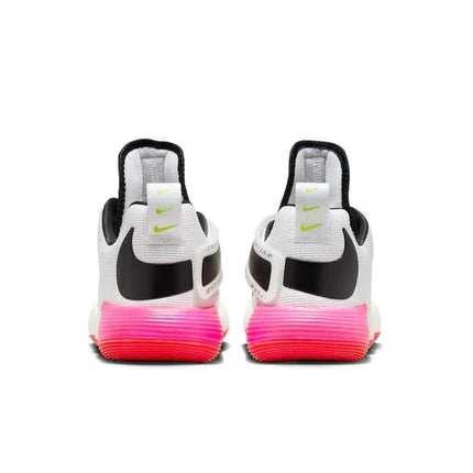Men's Nike React Hyperset White Pink Orange Shoes