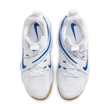 Men's Nike React Hyperset White Blue Shoes