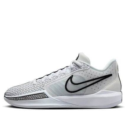 Men's Nike Sabrina 1 Magnetic White Black Silver Shoes
