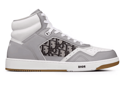 Men's Dior B27 High Grey White Beige Shoes