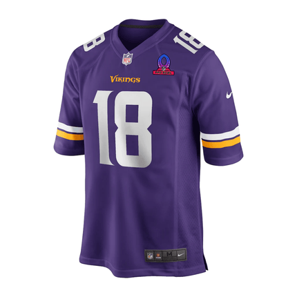 Justin Jefferson Baltimore Ravens 2025 Pro Bowl Patch Game Men Jersey - Purple