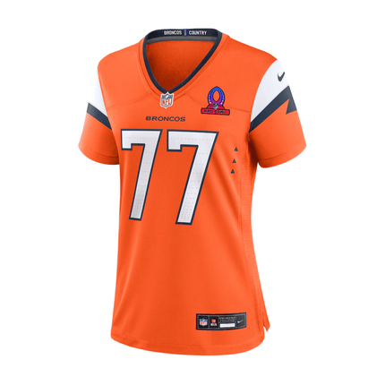 Quinn Meinerz Denver Broncos 2025 Pro Bowl Patch Game Jersey - Orange
