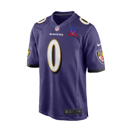 Roquan Smith Baltimore Ravens 2025 Pro Bowl Patch Game Men Jersey - Purple