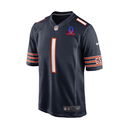 Jaylon Johnson Chicago Bears 2025 Pro Bowl Patch Game Men Jersey - Navy