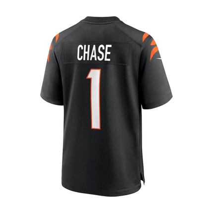 Ja'Marr Chase Cincinnati Bengals 2025 Pro Bowl Patch Game Men Jersey - Black