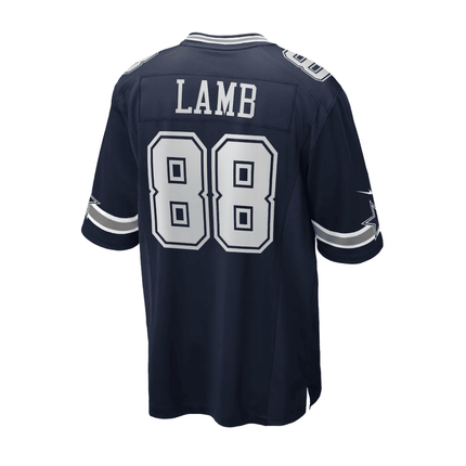 CeeDee Lamb Dallas Cowboys 2025 Pro Bowl Patch Game Men Jersey - Navy