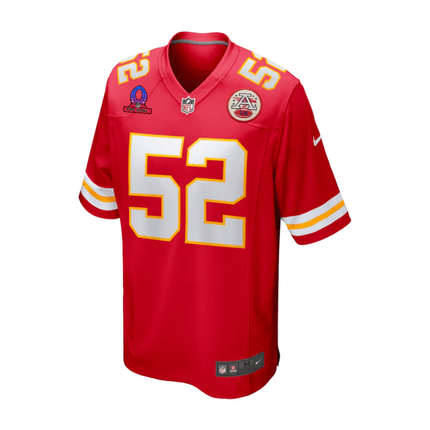 Creed Humphrey Kansas City Chiefs 2025 Pro Bowl Patch Game Men Jersey - Red