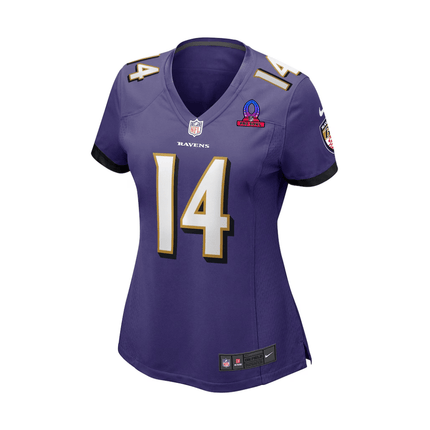 Kyle Hamilton Baltimore Ravens 2025 Pro Bowl Patch Game Jersey - Purple