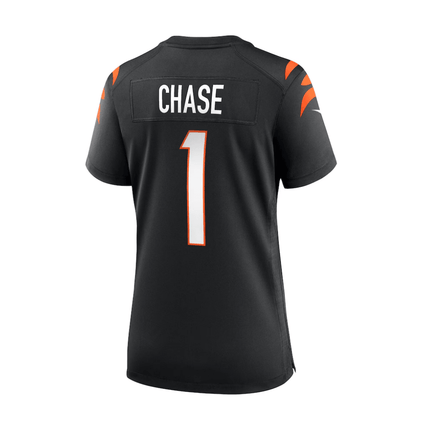 Ja'Marr Chase Cincinnati Bengals 2025 Pro Bowl Patch Game Jersey - Black