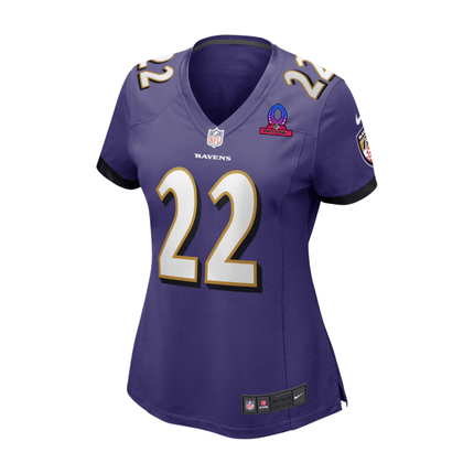 Derrick Henry Baltimore Ravens 2025 Pro Bowl Patch Game Jersey - Purple