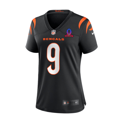 Joe Burrow Cincinnati Bengals 2025 Pro Bowl Patch Game Jersey - Black