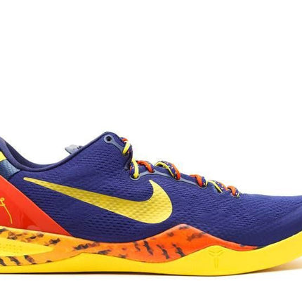 Men's Kobe 8 Barcelona Tiger Shoes