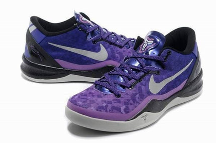 Men's Kobe 8 Purple Platinum Shoes