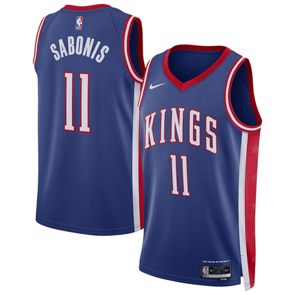 Domantas Sabonis Sacramento Kings 2024-2025 City Edition Fan Support Team Blue Jersey